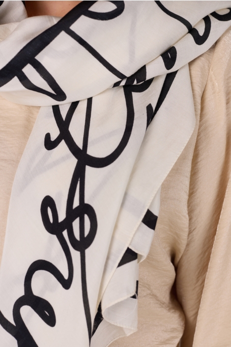 Juffrouw Jansen scarf s25 vtt 904 printed